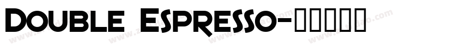 Double Espresso字体转换
